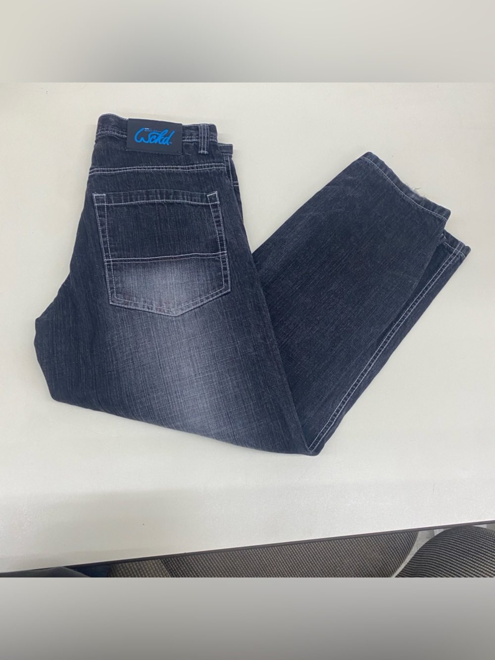 WCKD BLACK FADED WASHED JEANS - Picture 4 of 11
